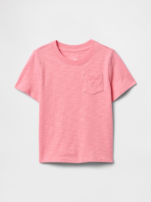 baby- und kleinkind-t-shirt mit tasche zum kombinieren