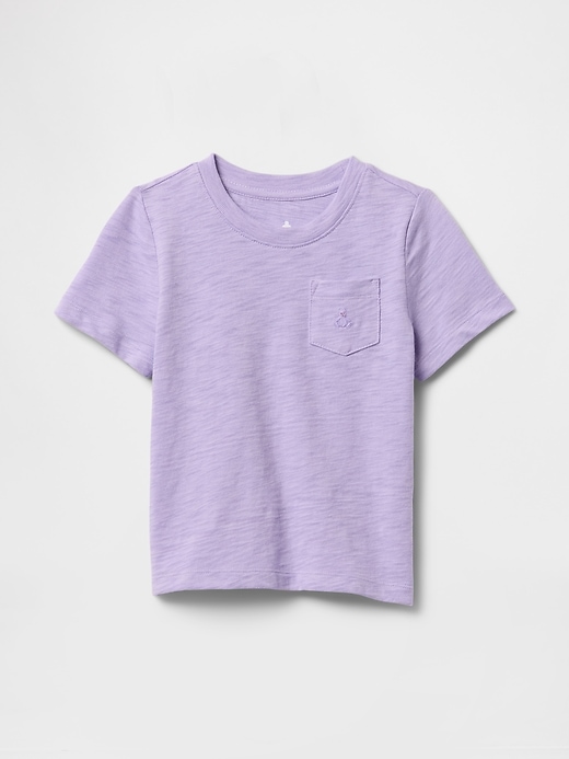 baby- und kleinkind-t-shirt mit tasche zum kombinieren