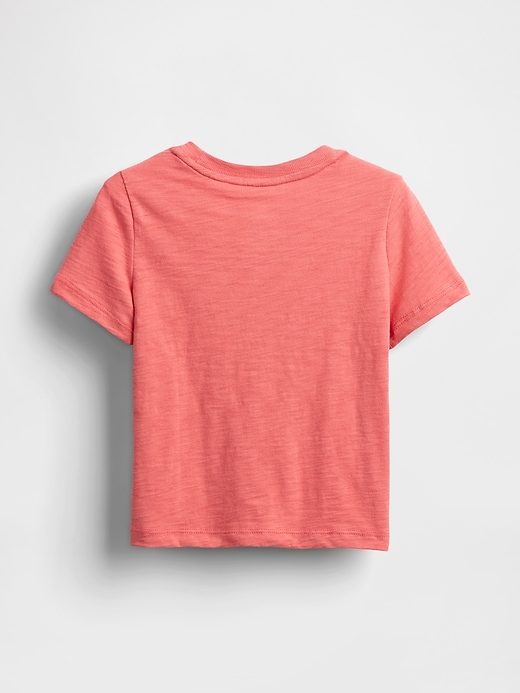 baby- und kleinkind-t-shirt mit tasche zum kombinieren