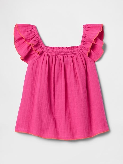 baby- und kleinkind-knitter-gaze-oberteil