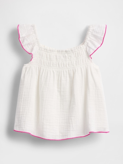baby- und kleinkind-knitter-gaze-oberteil