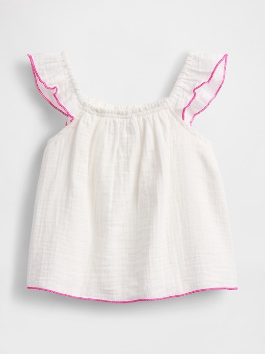 baby- und kleinkind-knitter-gaze-oberteil