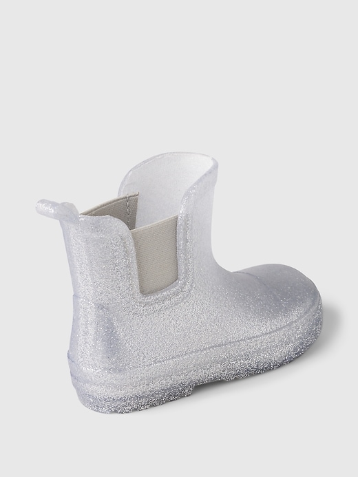 glitzernde regenstiefel für babys und kleinkinder