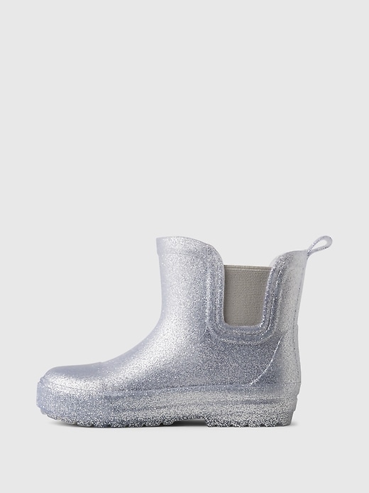 glitzernde regenstiefel für babys und kleinkinder