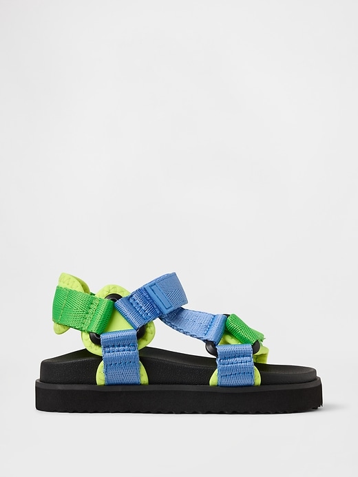 kleinkind-sandalen aus canvas mit riemen