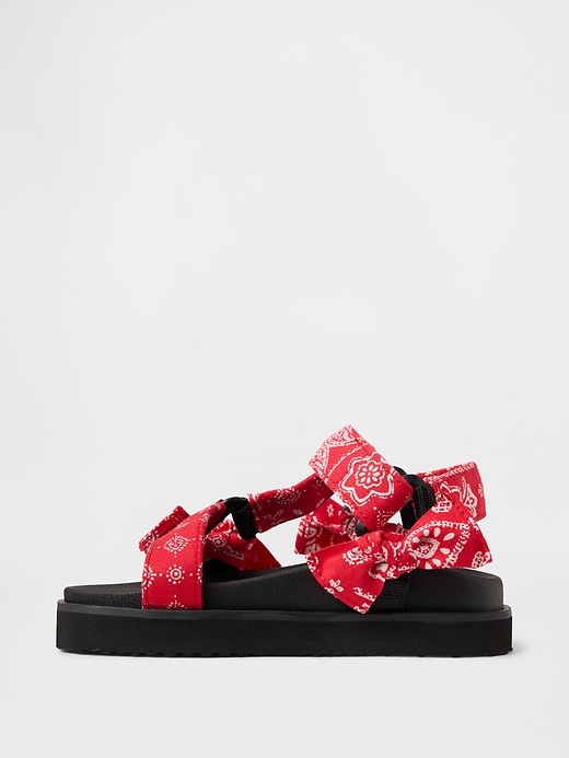 kleinkind-sandalen aus canvas mit riemen
