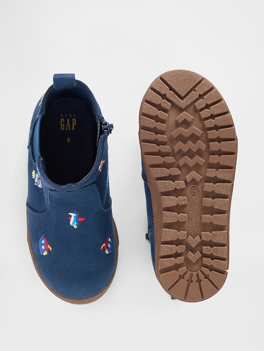 vegane wildleder-sneaker für kleinkinder high-top