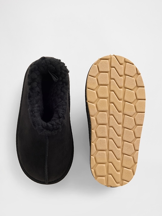 vegane wildlederschuhe für kleinkinder mit sherpa-futter