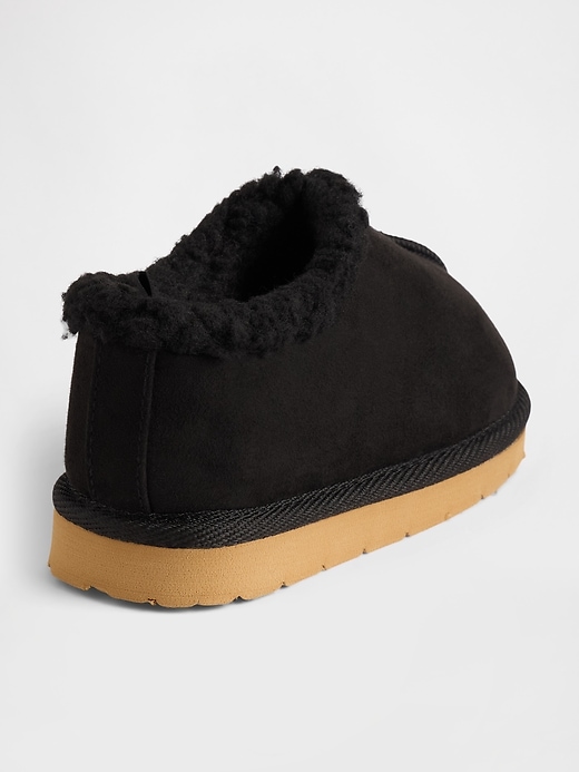 vegane wildlederschuhe für kleinkinder mit sherpa-futter