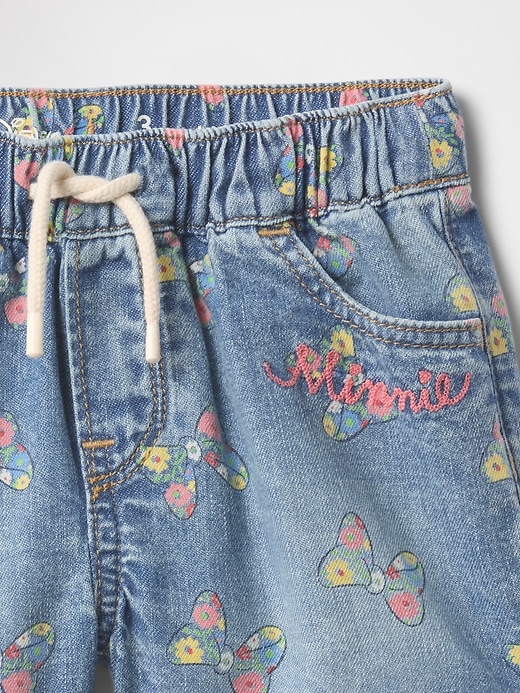 gap × disney baby- und kleinkind-denim-shorts