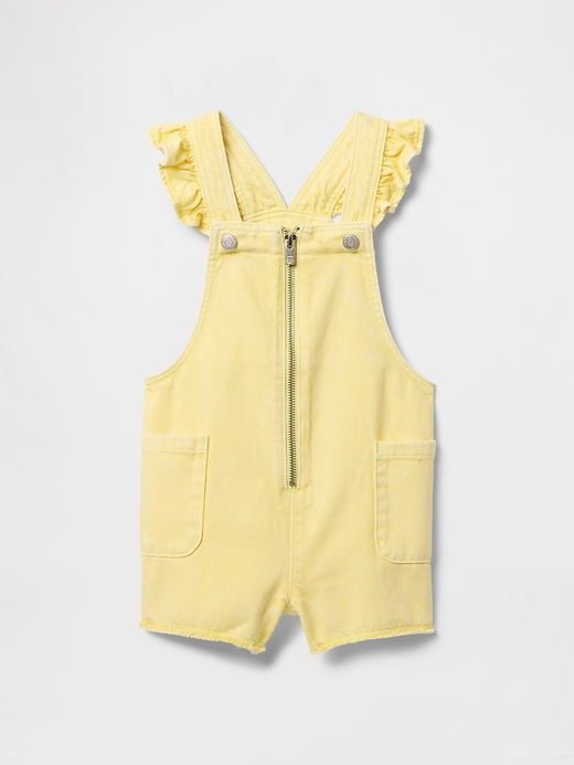 baby- und kleinkind-jeansshorts aus ultraweichem rüschen-denim