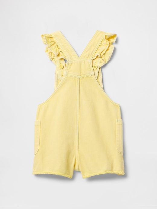 baby- und kleinkind-jeansshorts aus ultraweichem rüschen-denim
