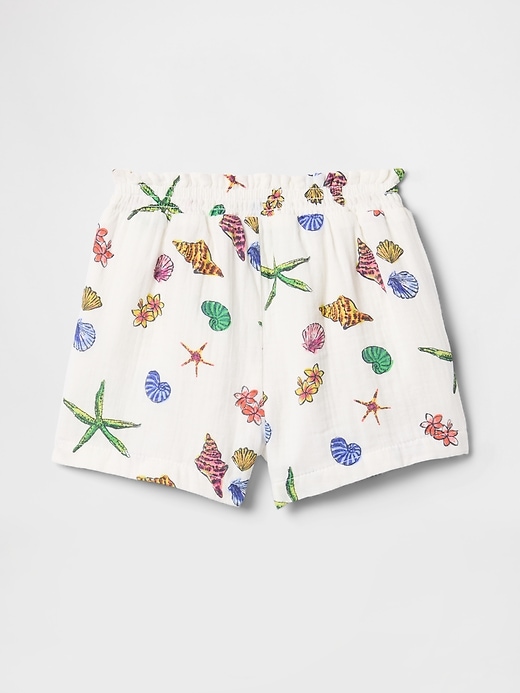 baby- und kleinkind-shorts aus knitterfreiem gaze zum Überziehen