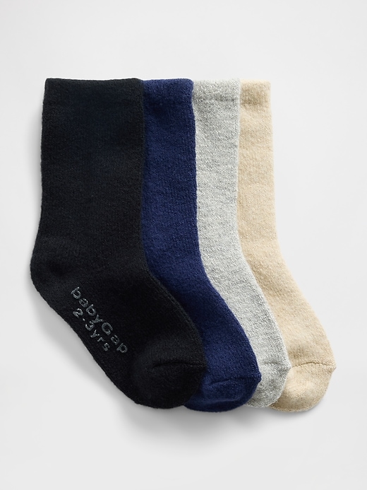 cashsoft crew socken für babys und kleinkinder 4er-pack