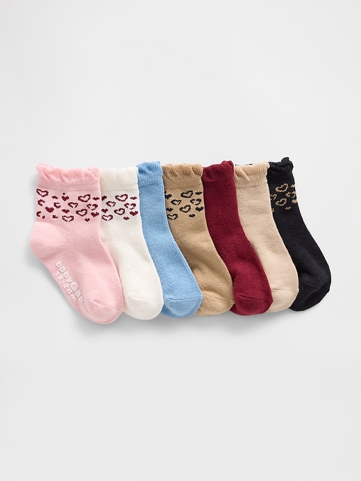 baby- und kleinkind-rüschensocken 7er-pack