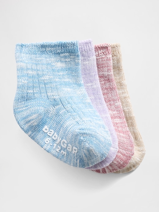 baby- und kleinkindsocken meliert
