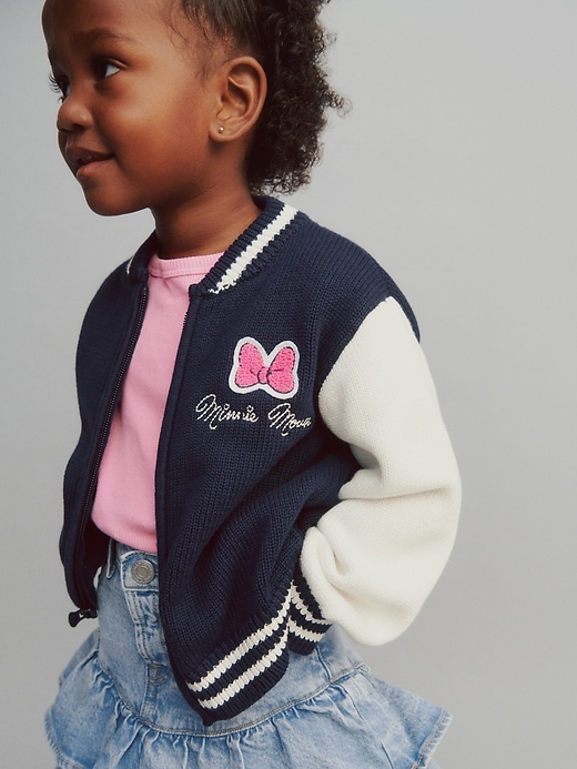 gap × disney minnie mouse collegepullover für babys und kleinkinder