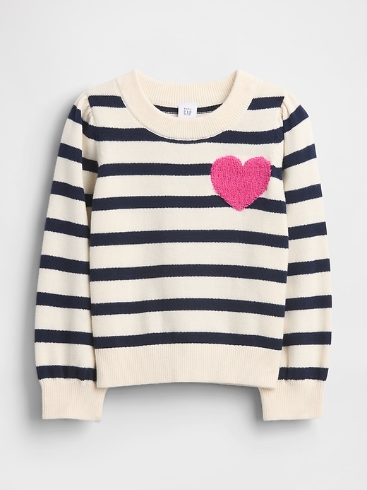 baby- und kleinkind-pullover mit rundhalsausschnitt