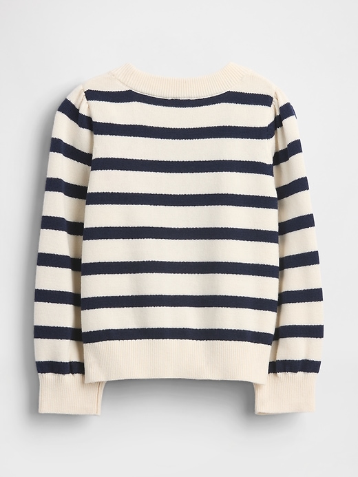 baby- und kleinkind-pullover mit rundhalsausschnitt