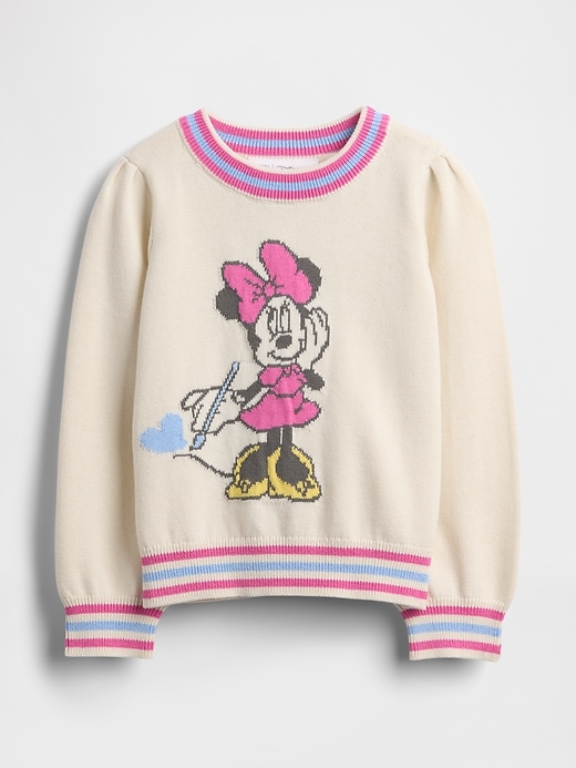 gap × disney baby- und kleinkind-minnie-maus-pullover