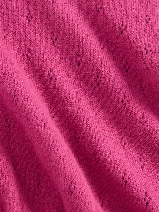 baby- und kleinkinderpullover aus weichem pointelle-material