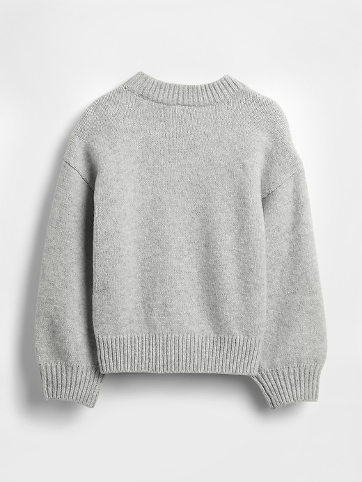 baby- und kleinkinderpullover aus weichem cashsoft mit schleife