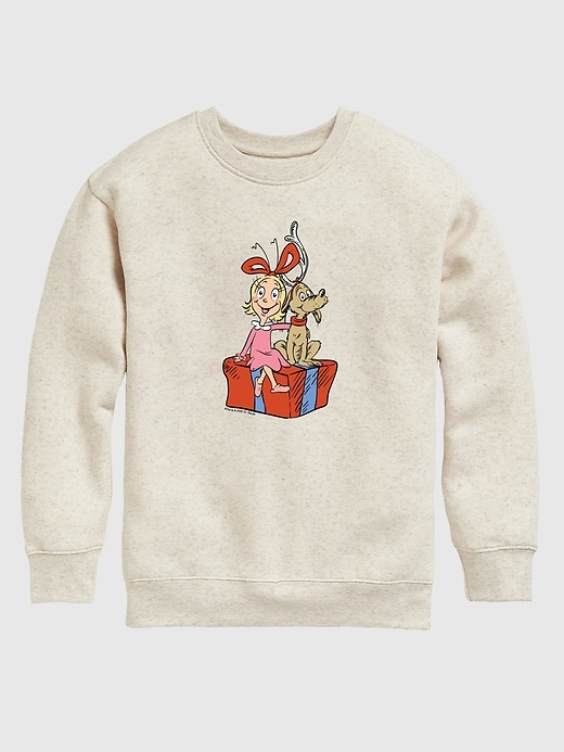 kleinkinder-fleece-sweatshirt mit rundhalsausschnitt präsentiert von max und cindy lou