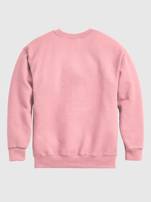 kleinkind-fleece-sweatshirt mit peanuts-weihnachtsplätzchenmotiv und rundhalsausschnitt