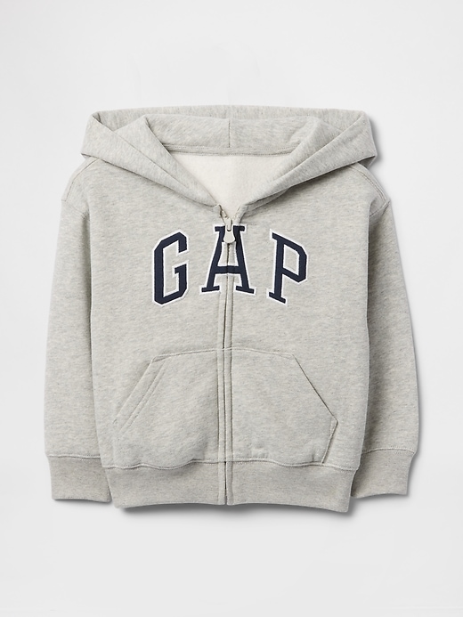 vintagesoft kapuzenpullover mit reißverschluss und logo für babys und kleinkinder