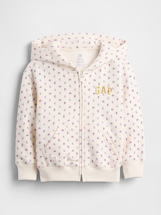 vintagesoft zip-hoodie für babys und kleinkinder
