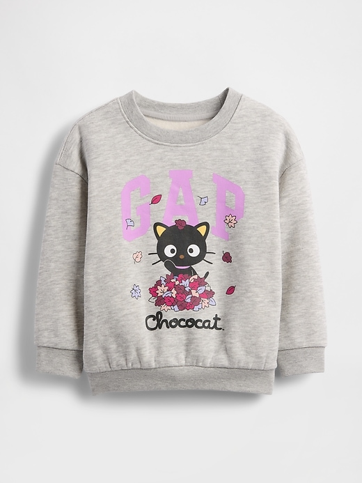 baby- und kleinkind-sweatshirt im vintage-stil mit hello-kitty-motiv