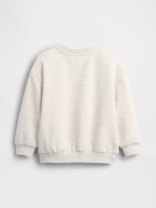 baby- und kleinkind-sweatshirt im vintage-stil mit weichem gabby-katzenlogo
