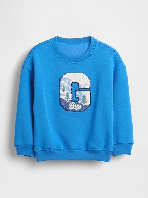 baby- und kleinkind-sweatshirt im vintage-stil mit weichem grafiklogo