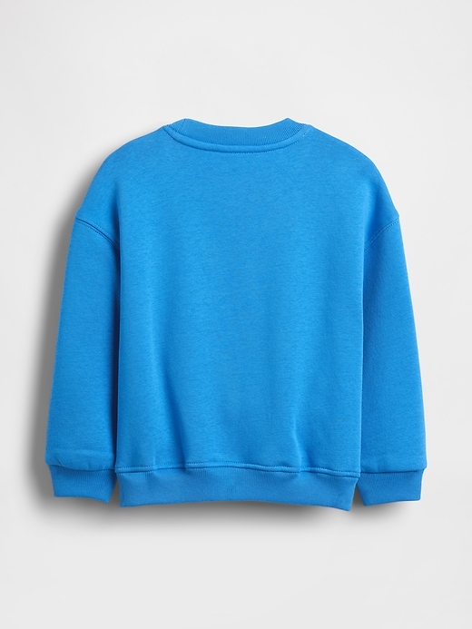 baby- und kleinkind-sweatshirt im vintage-stil mit weichem grafiklogo