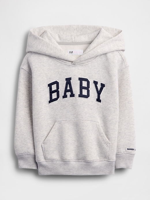 gap × sandy liang baby- und kleinkind-hoodie im vintagesoft-stil mit logo