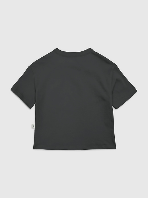 kleinkind-t-shirt mit hasen-schleifen-grafik