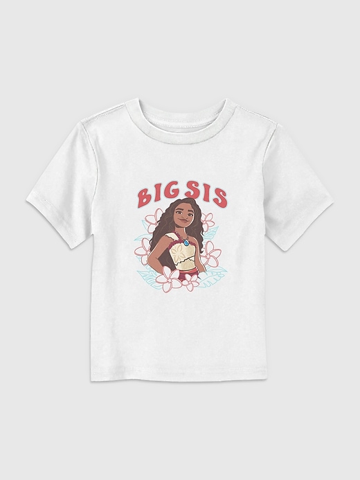 moana-t-shirt für kleinkinder mit großem schwestermotiv