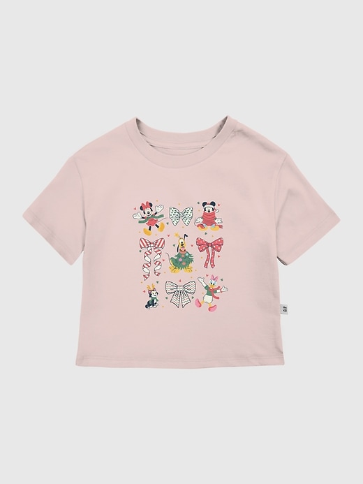 kleinkind-t-shirt mit mickey-mouse- und freunde-weihnachtsschleifen-motiv