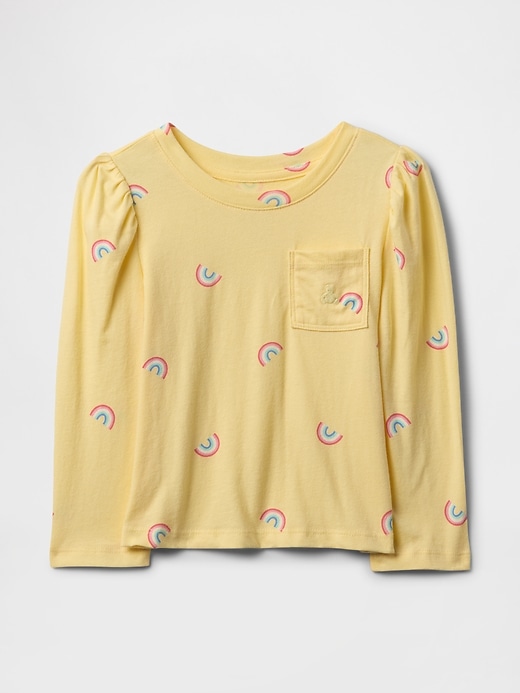 baby- und kleinkind-t-shirt mit tasche zum kombinieren