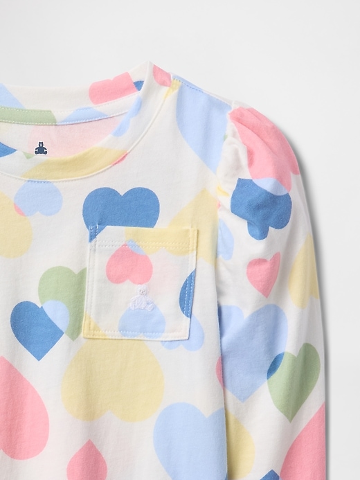 baby- und kleinkind-t-shirt mit tasche zum kombinieren