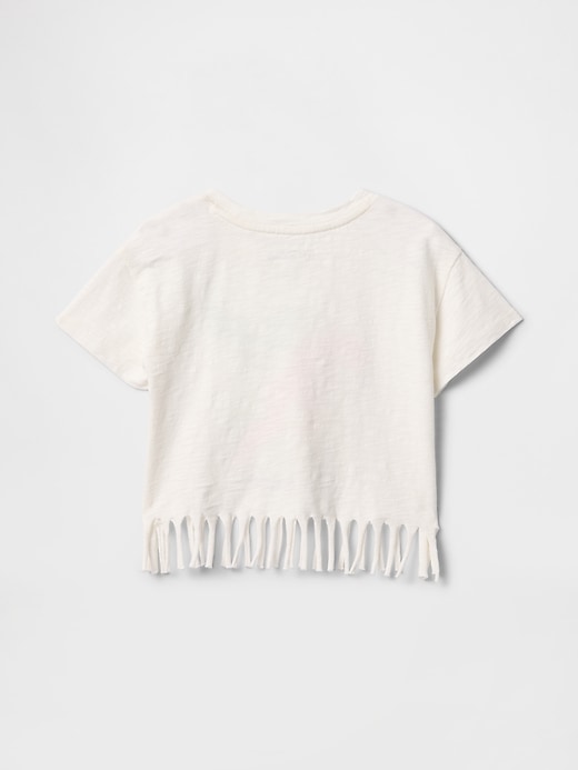 gap × disney baby- und kleinkind-fransen-t-shirt