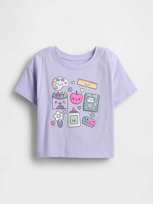 baby- und kleinkind-t-shirt mit lässigem grafikprint zum kombinieren