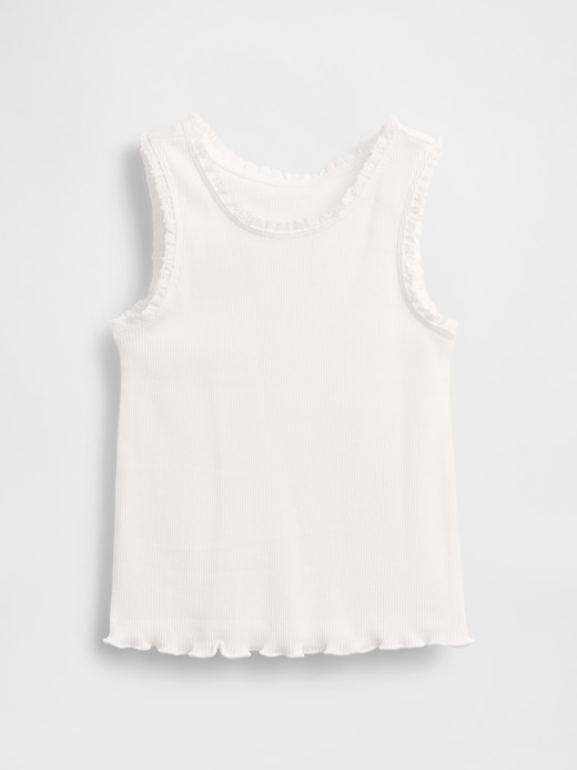 baby- und kleinkind-tanktop zum kombinieren mit rippstrick