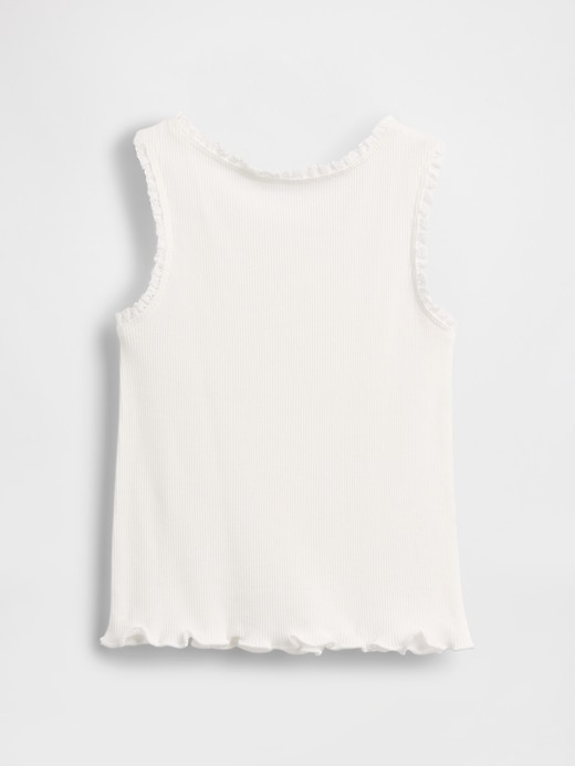 baby- und kleinkind-tanktop zum kombinieren mit rippstrick