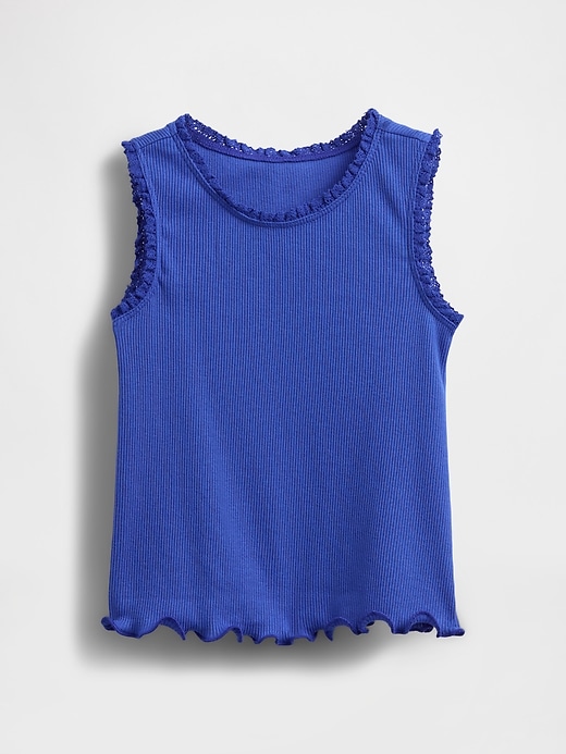 baby- und kleinkind-tanktop zum kombinieren mit rippstrick