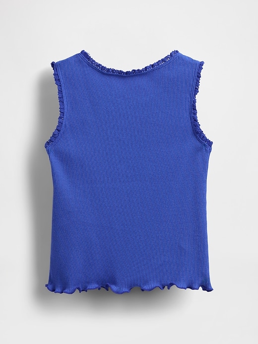 baby- und kleinkind-tanktop zum kombinieren mit rippstrick