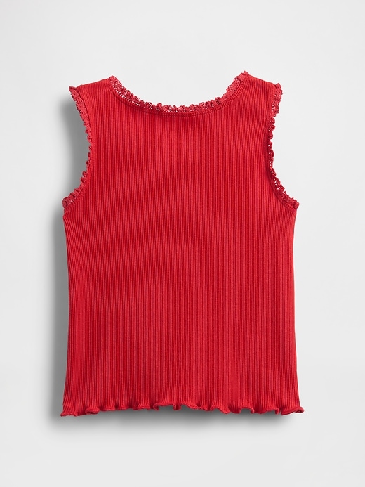 baby- und kleinkind-tanktop zum kombinieren mit rippstrick