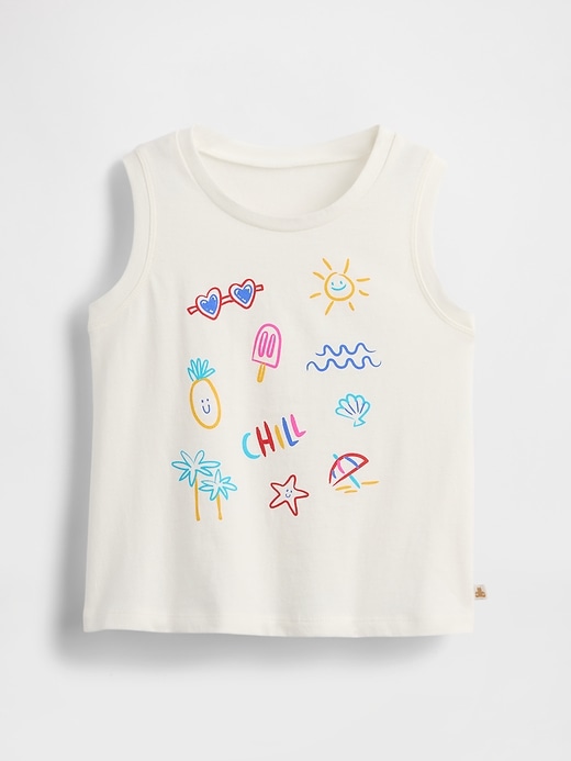 baby- und kleinkind-tanktop mit mix-and-match-grafik