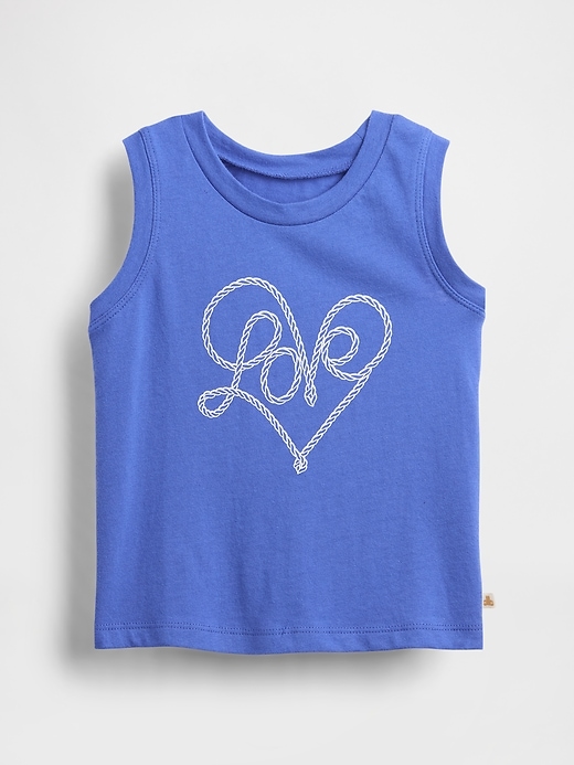 baby- und kleinkind-tanktop mit mix-and-match-grafik