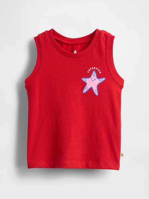 baby- und kleinkind-tanktop mit mix-and-match-grafik